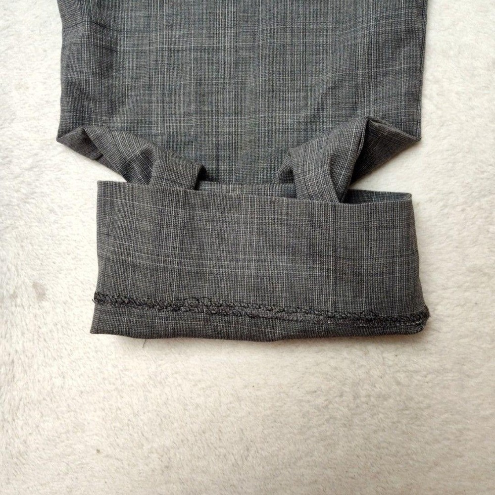 Brooks Brothers Pants Mens 32x28 Gray Plaid Reda Wool BrooksCool Regent Suit - Picture 7 of 14